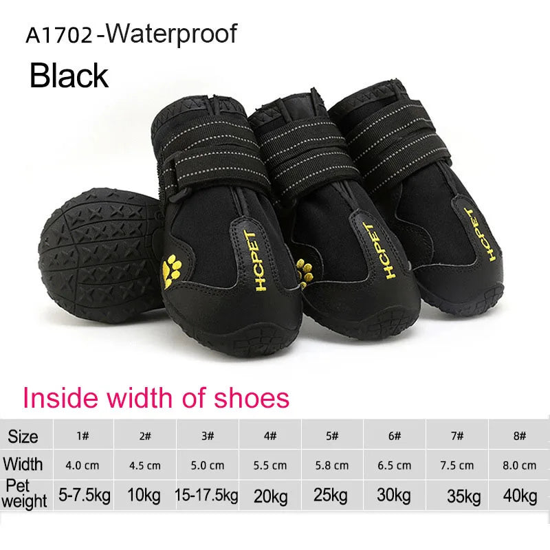 Pet Dog Shoes - 4pcs/set