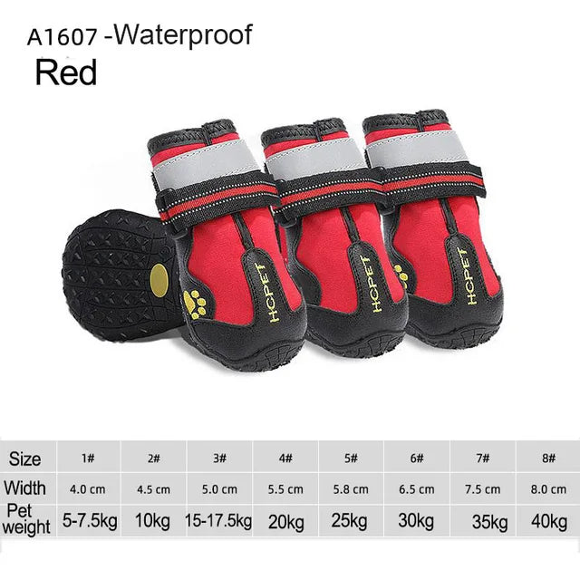 Pet Dog Shoes - 4pcs/set