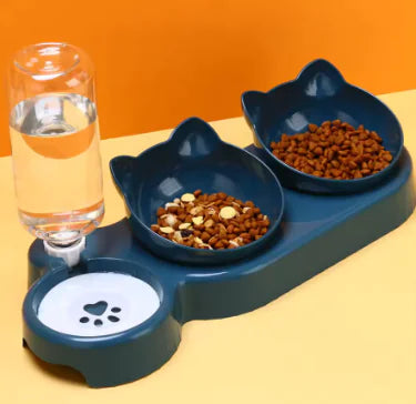 Anti-Tip Cat Bowl Feeder